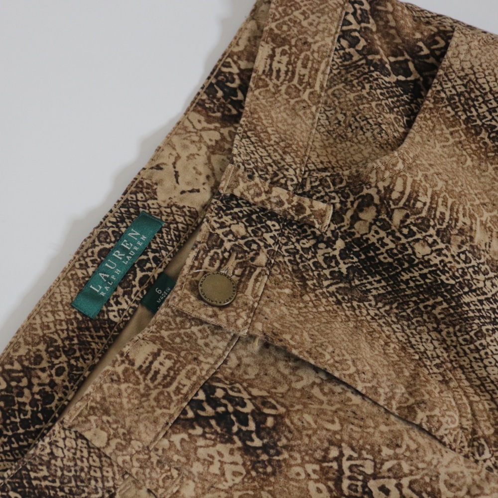 Lauren Ralph Lauren Snake Skin Print Pants